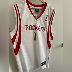 Reebok Tracy Mcgrady Houston Rockets 1 Jersey NBA. Size M.